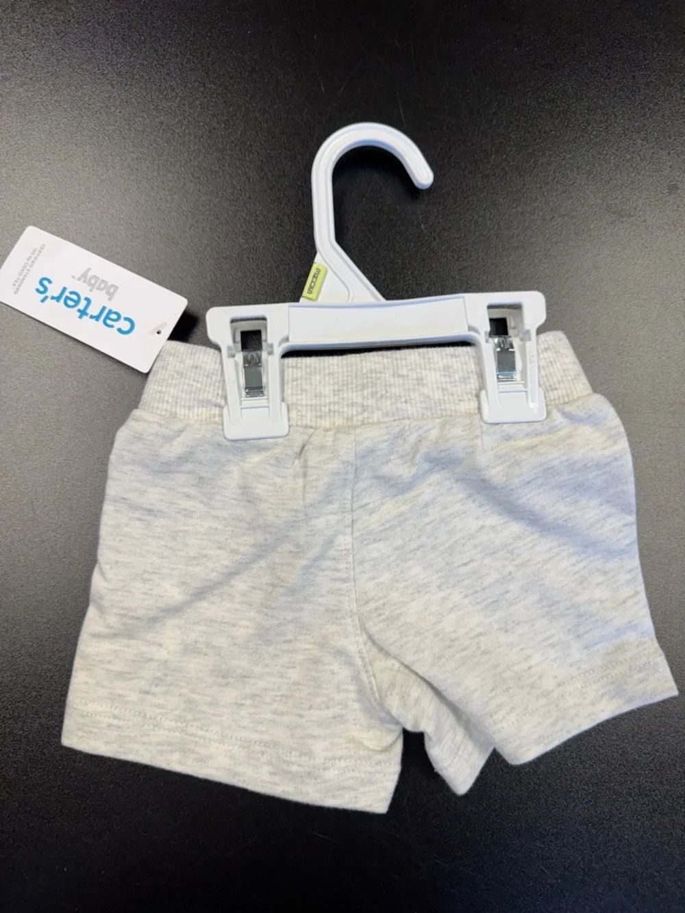 Carter's Light Gray Heather Knit‎ Baby/Toddler Shorts